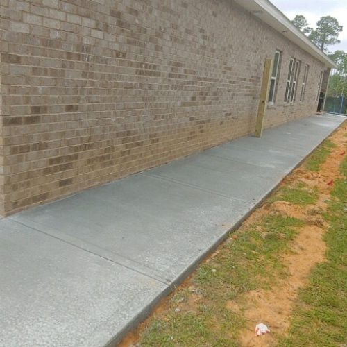 concrete sidewalk austin